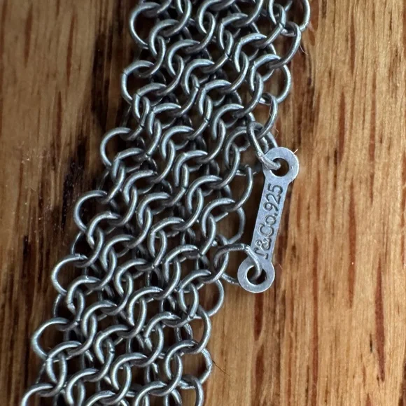 Tiffany/ Elsa Peretti Mesh Bib Necklace - Picture 4 of 10